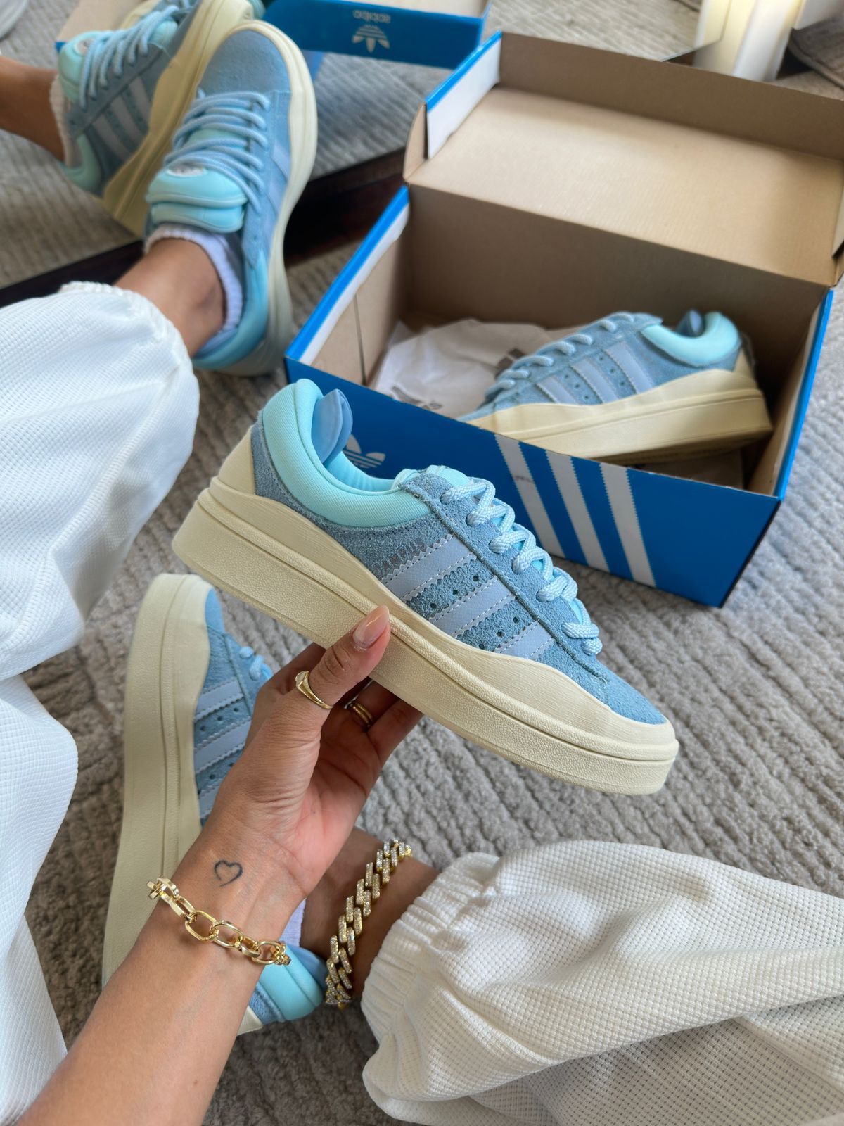 ADIDAS CAMPUS X BAD BUNNY AZUL