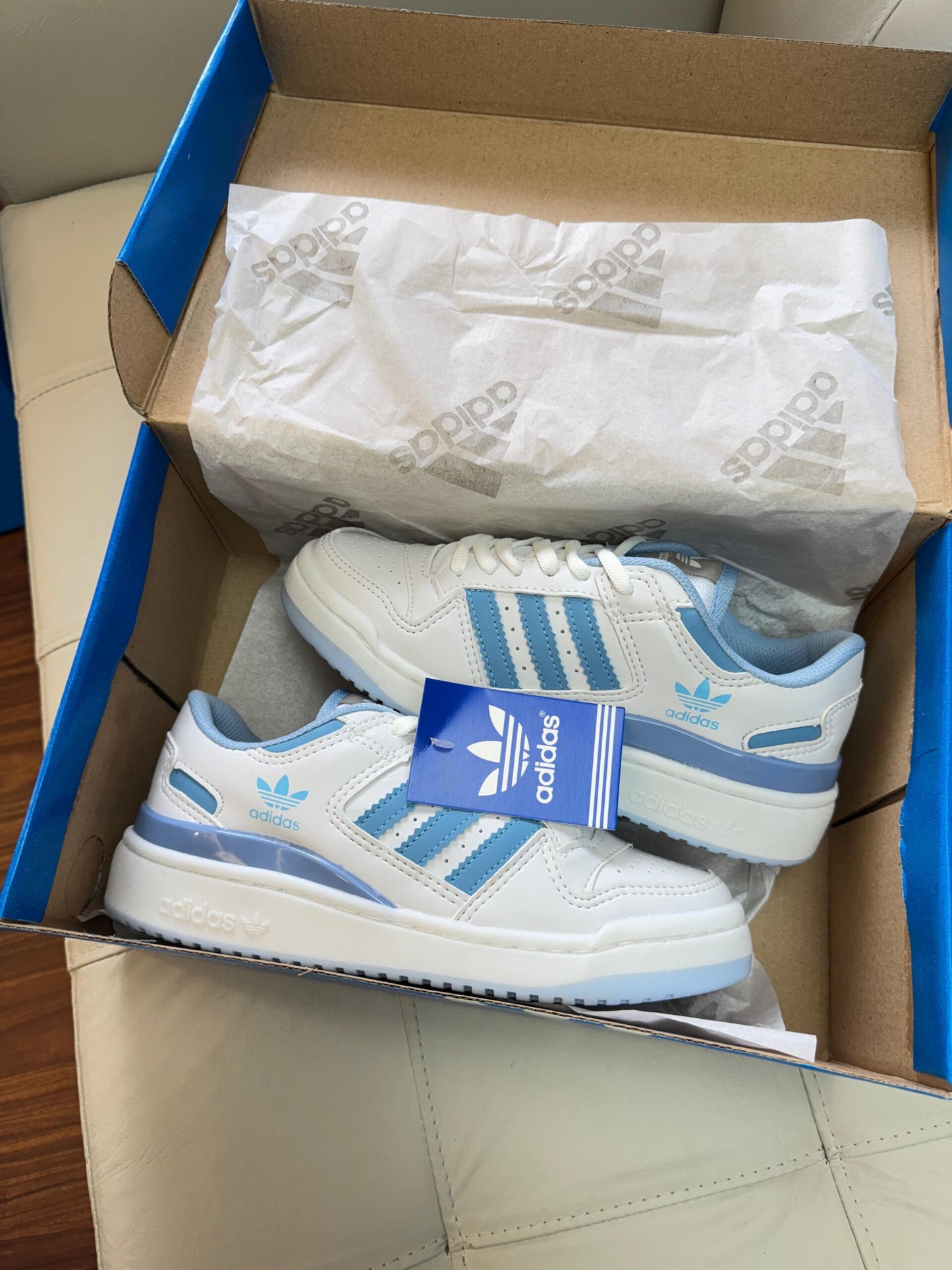 ADIDAS FORUM BRANCO/AZUL